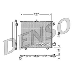 AC Condenser DENSO DCN21009 OE Ref 6455CZ