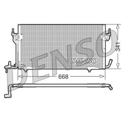 AC Condenser DENSO DCN21011 OE Ref 6455W2