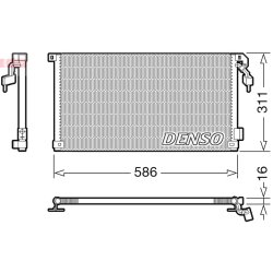 AC Condenser DENSO DCN21012 OE Ref 6455Z2