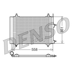 AC Condenser DENSO DCN21015 OE Ref 6455AC