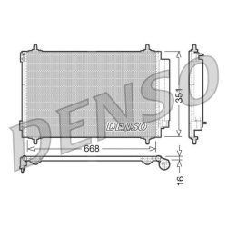 AC Condenser DENSO DCN21017 OE Ref 6455FW