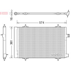 AC Condenser DENSO DCN21019 OE Ref 6455JB