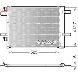 AC Condenser DENSO DCN21022 OE Ref 9677145480