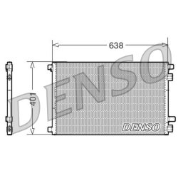 AC Condenser DENSO DCN23012 OE Ref 8200115543