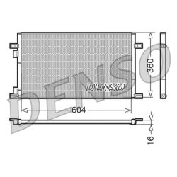 AC Condenser DENSO DCN23019 OE Ref 7701045346
