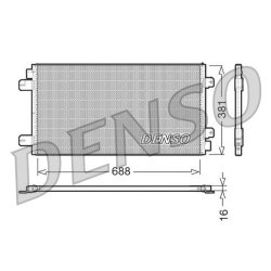 AC Condenser DENSO DCN23024 OE Ref 4401424