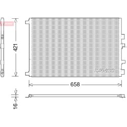 AC Condenser DENSO DCN23033 OE Ref 8200325004