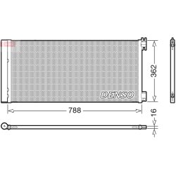 AC Condenser DENSO DCN23042 OE Ref 4422251