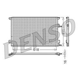 AC Condenser DENSO DCN25001 OE Ref 12804660