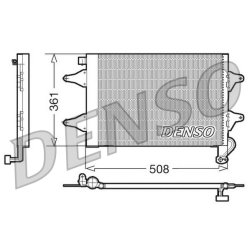 AC Condenser DENSO DCN27004 OE Ref 6Q0820411B