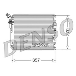 AC Condenser DENSO DCN28001 OE Ref 99357301101