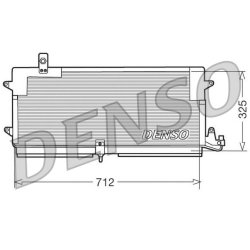 Condenseur de climatisation DENSO DCN32004 pour VW PASSAT OE 357820413A
