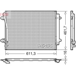 AC Condenser DENSO DCN32012 OE Ref 3C0820411