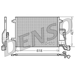 AC Condenser DENSO DCN32018 OE Ref 3B0260401B