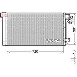 AC Condenser DENSO DCN32020 OE Ref 7H0820411B