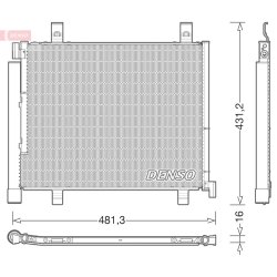 AC Condenser DENSO DCN32023 OE Ref 1S0816411