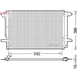 AC Condenser DENSO DCN32027 OE Ref 5C0820411G