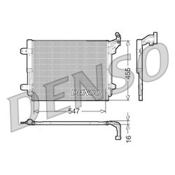 AC Condenser DENSO DCN32062 OE Ref 5N0820411E