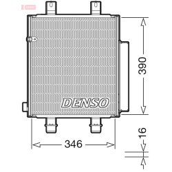AC Condenser DENSO DCN35004 OE Ref 88450B2140