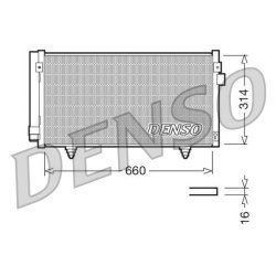 AC Condenser DENSO DCN36003 OE Ref 73210SC000