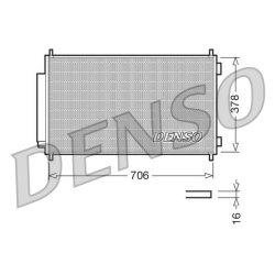 AC Condenser DENSO DCN40002 OE Ref 80110SWWG01
