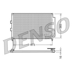 AC Condenser DENSO DCN40003 OE Ref 80110SNAA41