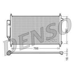 AC Condenser DENSO DCN40004 OE Ref 80110SJD003