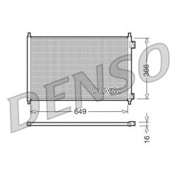AC Condenser DENSO DCN40006 OE Ref 80110S0A003