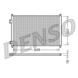AC Condenser DENSO DCN40008 OE Ref 80110S6A901