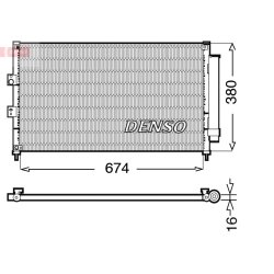 AC Condenser DENSO DCN40014 OE Ref 80110SNAA02