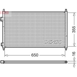 AC Condenser DENSO DCN40018 OE Ref 80110S5AT01