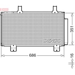 AC Condenser DENSO DCN40028 OE Ref 80100TL2A01