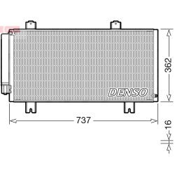 AC Condenser DENSO DCN40029 OE Ref 80100T5B003