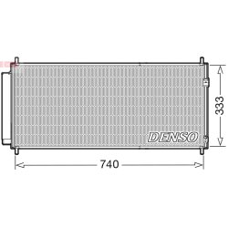 AC Condenser DENSO DCN40030 OE Ref 80110SYY003