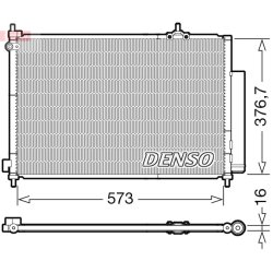 AC Condenser DENSO DCN40031 OE Ref 80110SKNG01