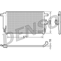 AC Condenser DENSO DCN41001 OE Ref 9760625500