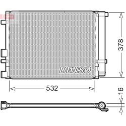 AC Condenser DENSO DCN41006 OE Ref 976061J210