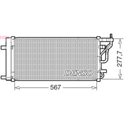 AC Condenser DENSO DCN41024 OE Ref 97606F2200