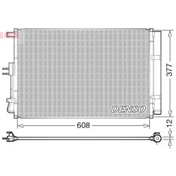 AC Condenser DENSO DCN43003 OE Ref 976062K600AS