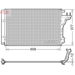 Condenseur de climatisation DENSO DCN43004 pour KIA SOUL OE 97606B2000