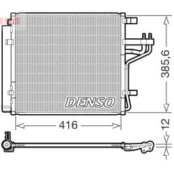 AC Condenser DENSO DCN43012 OE Ref 97606G6050