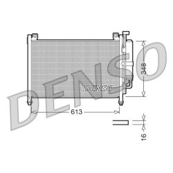 AC Condenser DENSO DCN44002 OE Ref DFY16148Z