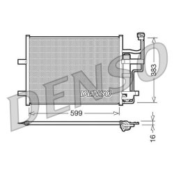 AC Condenser DENSO DCN44003 OE Ref BPYK6148ZA