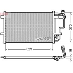 AC Condenser DENSO DCN44007 OE Ref BBP261480B