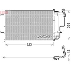 AC Condenser DENSO DCN44011 OE Ref BBP261480C