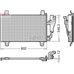 AC Condenser DENSO DCN44017 OE Ref DB3R61480