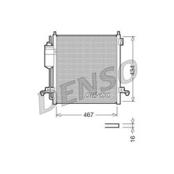 AC Condenser DENSO DCN45001 OE Ref MN123606