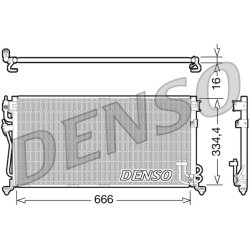 AC Condenser DENSO DCN45002 OE Ref MR500441