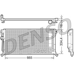 AC Condenser DENSO DCN45003 OE Ref MN134204