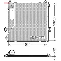 AC Condenser DENSO DCN45010 OE Ref 7812A160